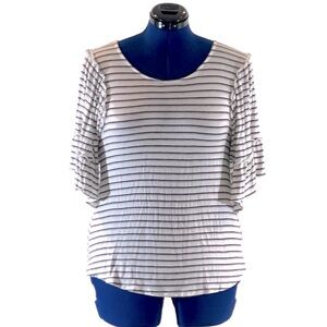 Bobeau Striped Top